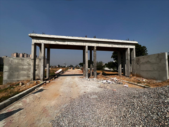 Entry Gate work in Progress