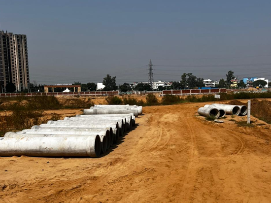 RCC pipe stock for Storm line work